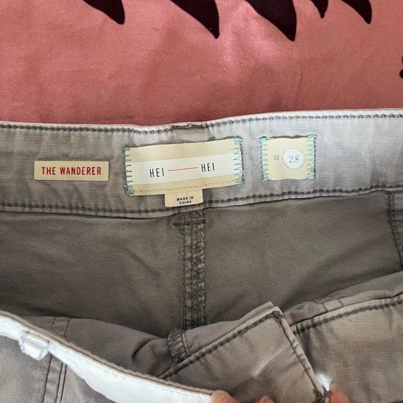 Hei Hei Gray Denim Shorts - Picture 3 of 3